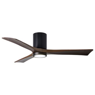 Atlas Fan Company Irene-HLK LED Flushmount 3 Blade Ceiling Fan - Color: Mat