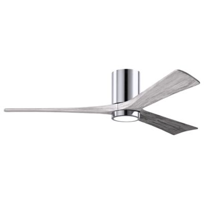 Atlas Fan Company Irene-HLK LED Flushmount 3 Blade Ceiling Fan - Color: Pol