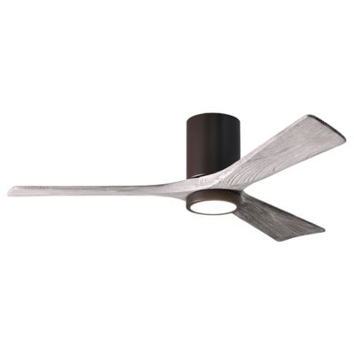 Atlas Fan Company Irene-HLK LED Flushmount 3 Blade Ceiling Fan - Color: Tex