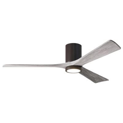 Atlas Fan Company Irene-HLK LED Flushmount 3 Blade Ceiling Fan - Color: Tex