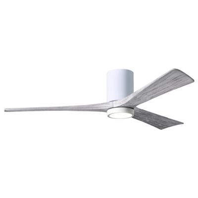 Atlas Fan Company Irene-HLK LED Flushmount 3 Blade Ceiling Fan - Color: Glo