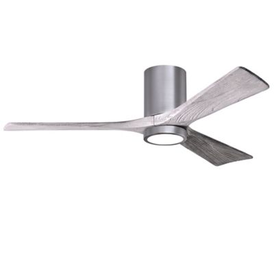 Atlas Fan Company Irene-HLK LED Flushmount 3 Blade Ceiling Fan - Color: Mat