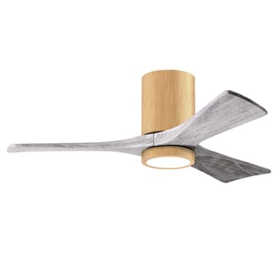 Atlas Fan Company Irene-HLK LED Flushmount 3 Blade Ceiling Fan - Color: Woo