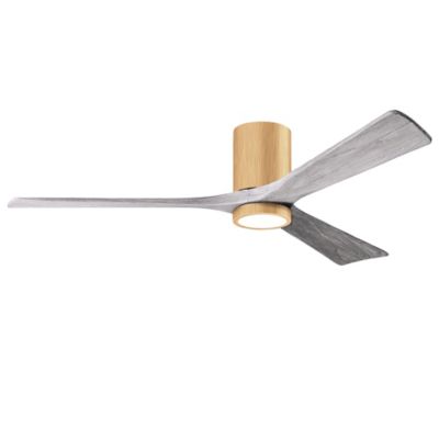 Atlas Fan Company Irene-HLK LED Flushmount 3 Blade Ceiling Fan - Color: Woo