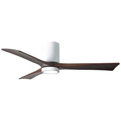 Atlas Fan Company Irene-HLK LED Flushmount 3 Blade Ceiling Fan - Color: Glo