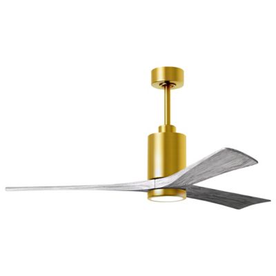 Atlas Fan Company Patricia 3-Blade LED Ceiling Fan - Color: Brass - PA3-BRB