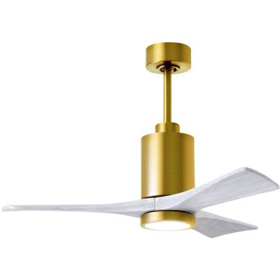 Atlas Fan Company Patricia 3-Blade LED Ceiling Fan - Color: Brass - PA3-BRB