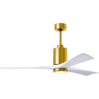 Atlas Fan Company Patricia 3-Blade LED Ceiling Fan - Color: Brass - PA3-BRB