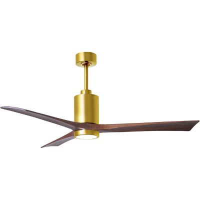 Atlas Fan Company Patricia 3-Blade LED Ceiling Fan - Color: Brass - PA3-BRB