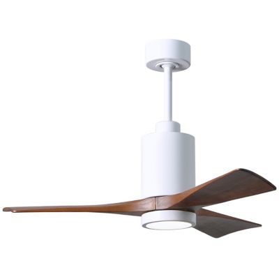 Atlas Fan Company Patricia 3-Blade LED Ceiling Fan - Color: White - PA3-WH-