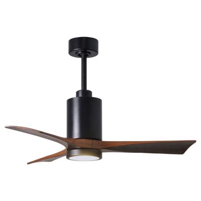 Atlas Fan Company Patricia 3-Blade LED Ceiling Fan - Color: Black - PA3-BK-