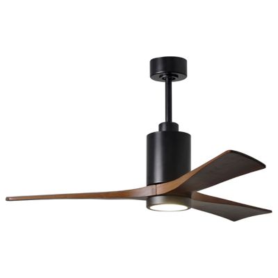 Atlas Fan Company Patricia 3-Blade LED Ceiling Fan - Color: Black - PA3-BK-