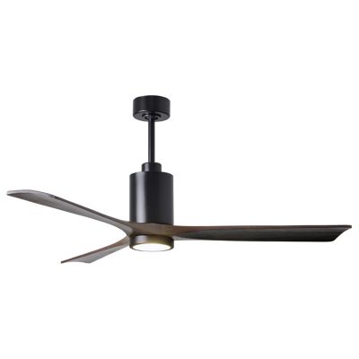 Atlas Fan Company Patricia 3-Blade LED Ceiling Fan - Color: Black - PA3-BK-