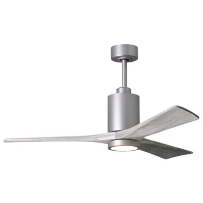 Atlas Fan Company Patricia 3-Blade LED Ceiling Fan - Color: Silver - PA3-BN