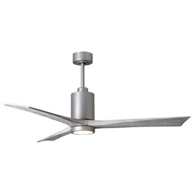 Atlas Fan Company Patricia 3-Blade LED Ceiling Fan - Color: Silver - PA3-BN