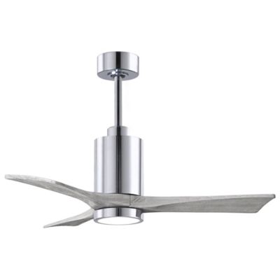 Atlas Fan Company Patricia 3-Blade LED Ceiling Fan - Color: Silver - PA3-CR