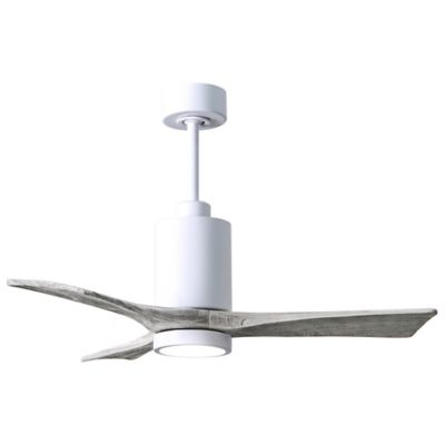 Atlas Fan Company Patricia 3-Blade LED Ceiling Fan - Color: White - PA3-WH-