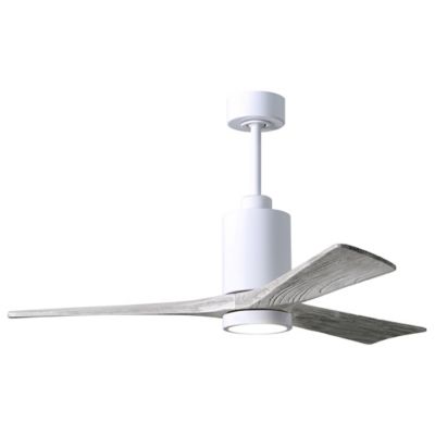 Atlas Fan Company Patricia 3-Blade LED Ceiling Fan - Color: White - PA3-WH-