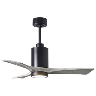 Atlas Fan Company Patricia 3-Blade LED Ceiling Fan - Color: Black - PA3-BK-