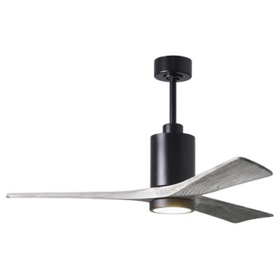 Atlas Fan Company Patricia 3-Blade LED Ceiling Fan - Color: Black - PA3-BK-