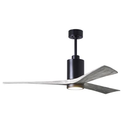 Atlas Fan Company Patricia 3-Blade LED Ceiling Fan - Color: Black - PA3-BK-