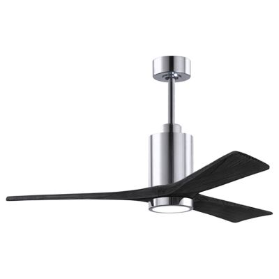 Atlas Fan Company Patricia 3-Blade LED Ceiling Fan - Color: Silver - PA3-CR