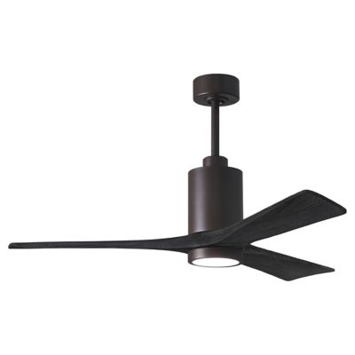 Atlas Fan Company Patricia 3-Blade LED Ceiling Fan - Color: Bronze - PA3-TB