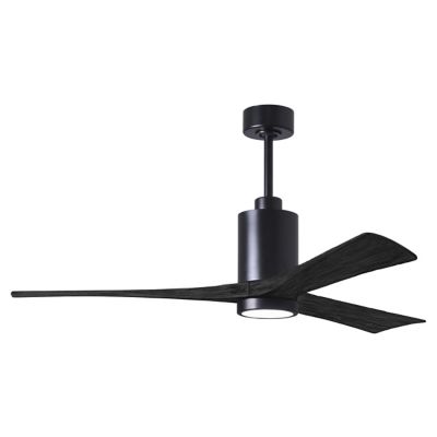 Atlas Fan Company Patricia 3-Blade LED Ceiling Fan - Color: Black - PA3-BK-