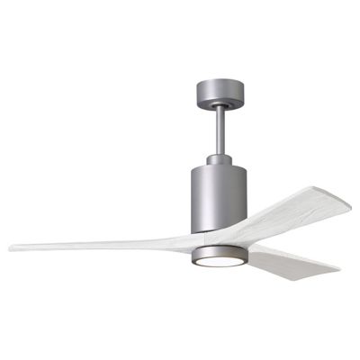 Atlas Fan Company Patricia 3-Blade LED Ceiling Fan - Color: Silver - PA3-BN