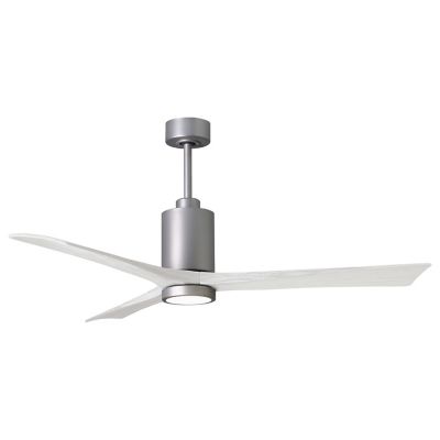 Atlas Fan Company Patricia 3-Blade LED Ceiling Fan - Color: Silver - PA3-BN