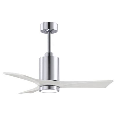 Atlas Fan Company Patricia 3-Blade LED Ceiling Fan - Color: Silver - PA3-CR