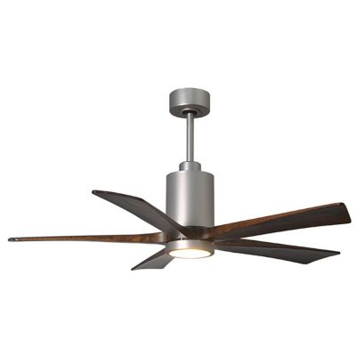 Atlas Fan Company Patricia 5-Blade LED Ceiling Fan - Color: Silver - PA5-BN