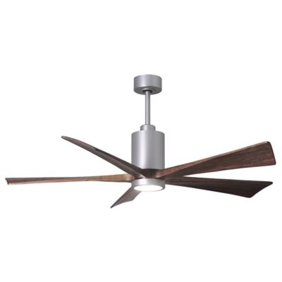 Atlas Fan Company Patricia 5-Blade LED Ceiling Fan - Color: Silver - PA5-BN