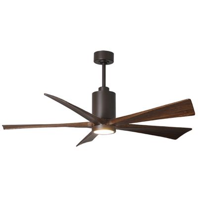 Atlas Fan Company Patricia 5-Blade LED Ceiling Fan - Color: Bronze - PA5-TB