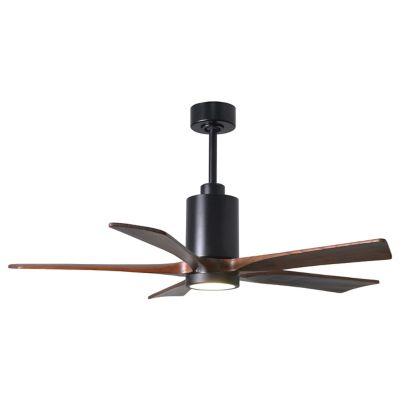 Atlas Fan Company Patricia 5-Blade LED Ceiling Fan - Color: Black - PA5-BK-