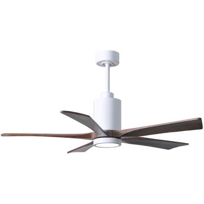 Atlas Fan Company Patricia 5-Blade LED Ceiling Fan - Color: White - PA5-WH-