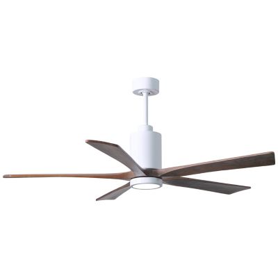 Atlas Fan Company Patricia 5-Blade LED Ceiling Fan - Color: White - PA5-WH-