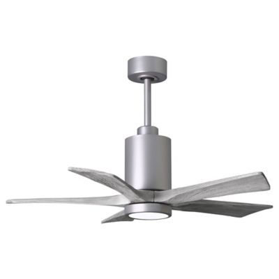 Atlas Fan Company Patricia 5-Blade LED Ceiling Fan - Color: Silver - PA5-BN