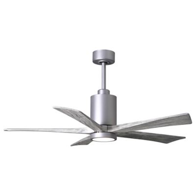 Atlas Fan Company Patricia 5-Blade LED Ceiling Fan - Color: Silver - PA5-BN