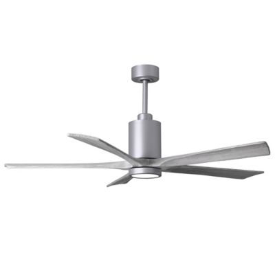 Atlas Fan Company Patricia 5-Blade LED Ceiling Fan - Color: Silver - PA5-BN