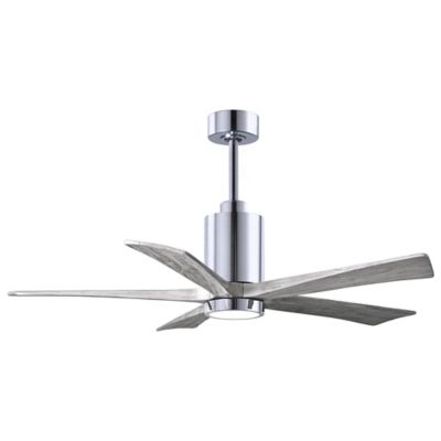 Atlas Fan Company Patricia 5-Blade LED Ceiling Fan - Color: Silver - PA5-CR