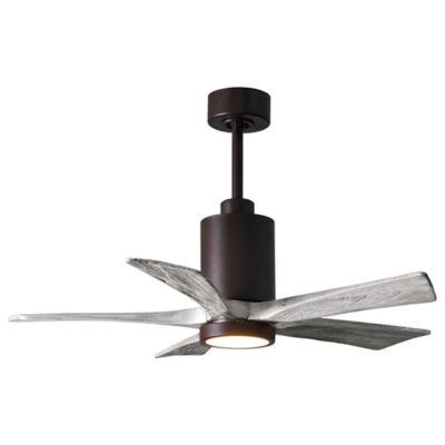 Atlas Fan Company Patricia 5-Blade LED Ceiling Fan - Color: Bronze - PA5-TB