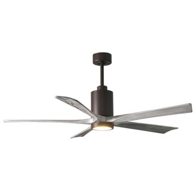 Atlas Fan Company Patricia 5-Blade LED Ceiling Fan - Color: Bronze - PA5-TB