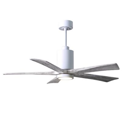 Atlas Fan Company Patricia 5-Blade LED Ceiling Fan - Color: White - PA5-WH-