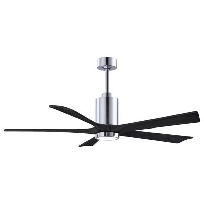 Atlas Fan Company Patricia 5-Blade LED Ceiling Fan - Color: Silver - PA5-CR