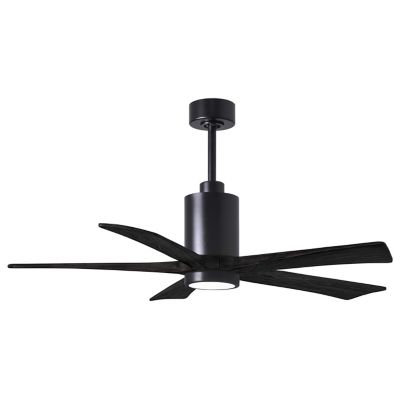 Atlas Fan Company Patricia 5-Blade LED Ceiling Fan - Color: Black - PA5-BK-