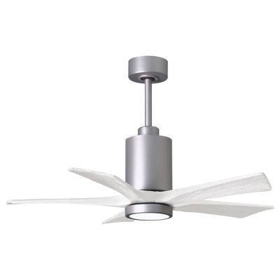 Atlas Fan Company Patricia 5-Blade LED Ceiling Fan - Color: Silver - PA5-BN