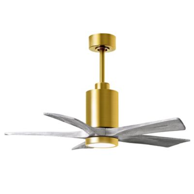 Atlas Fan Company Patricia 5-Blade LED Ceiling Fan - Color: Brass - PA5-BRB