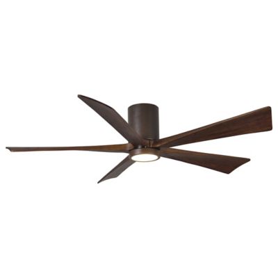 Atlas Fan Company Irene-HLK LED Flushmount 5 Blade Ceiling Fan - Color: Tex