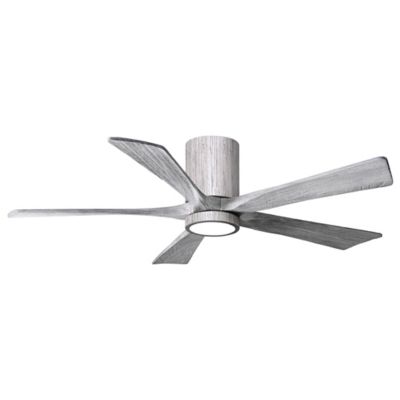 Atlas Fan Company Irene-HLK LED Flushmount 5 Blade Ceiling Fan - Color: Woo